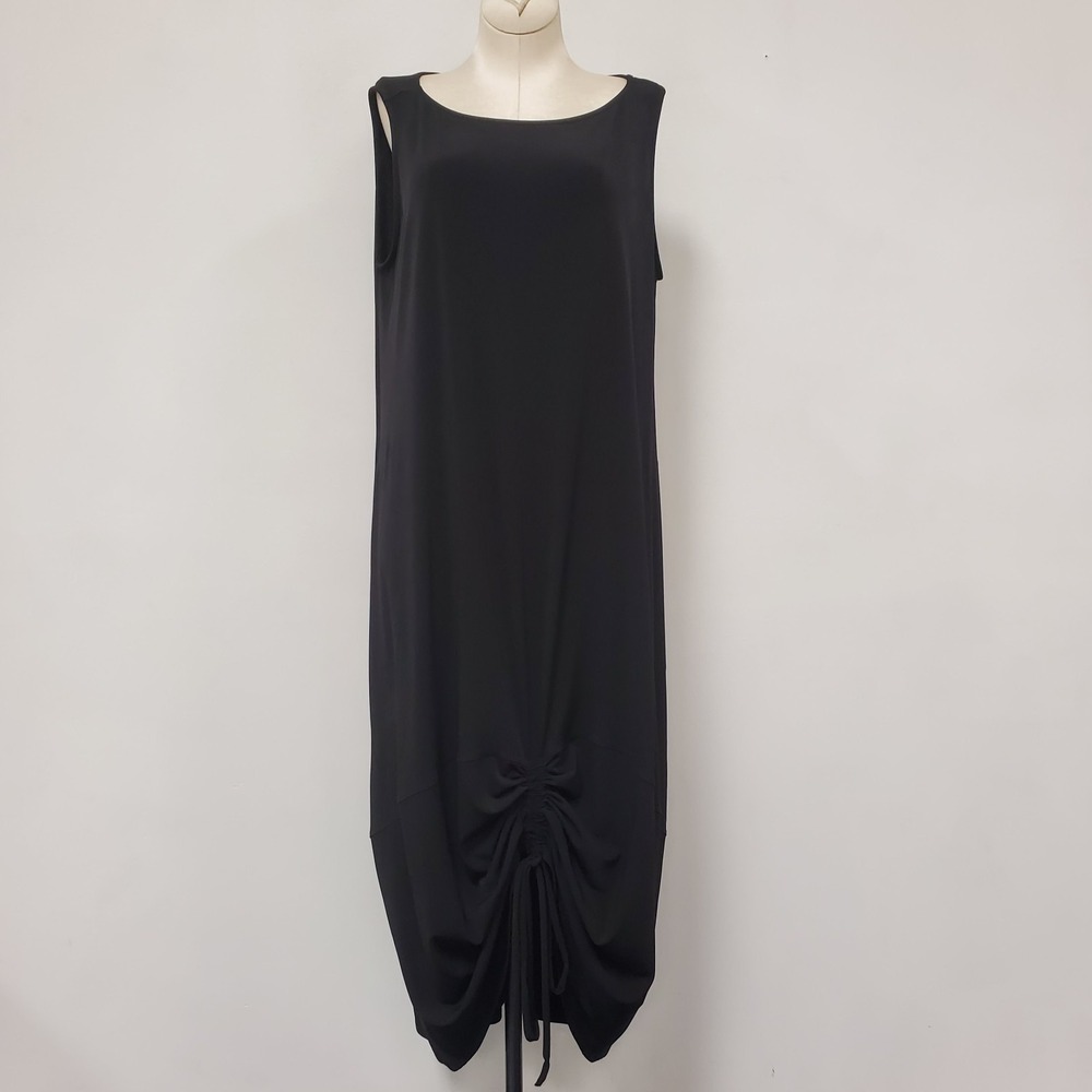 Ic By Connie K Lagenlook Maxi Dress Size L Artsy Oversized Draped Layer Witchy